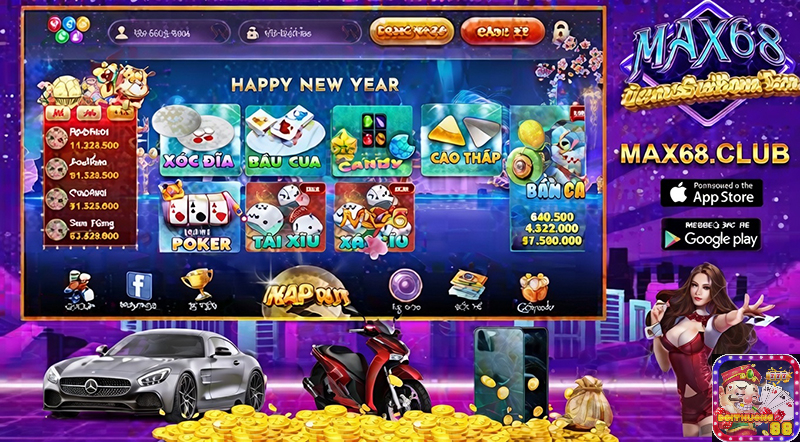 Max68 Club – Cổng game đánh bài uy tín chất lượng TOP đầu tại VN